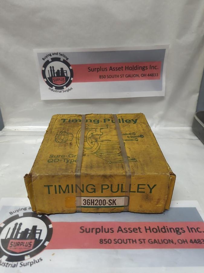 WOOD'S,36H200-SK,SURE-GRIP QD TYPE TIMING PULLY NOS