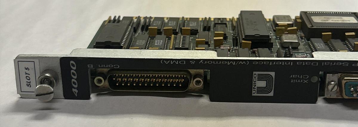 Used UNICO,314739,DSP SERIAL DATA INTERFACE MODULE BOARD