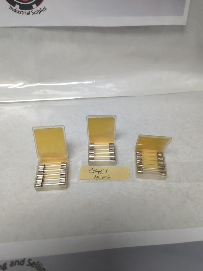 GOULD SHAWMUT,GGC-1,FAST ACTING 1 AMP LOT OF 15 NOS