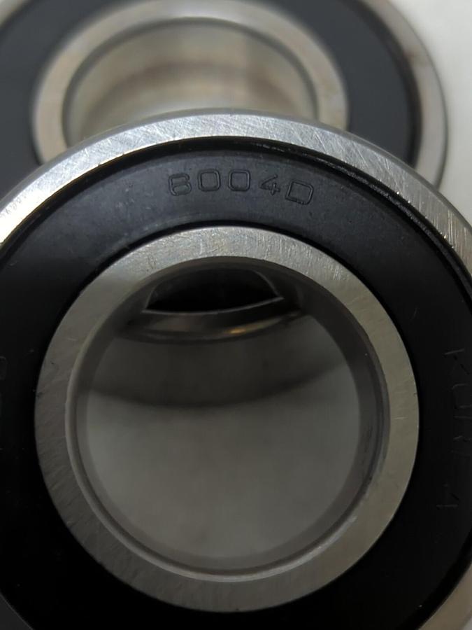 KBC,6004D,RUBBER SEALED BALL BEARING LOT OF 8