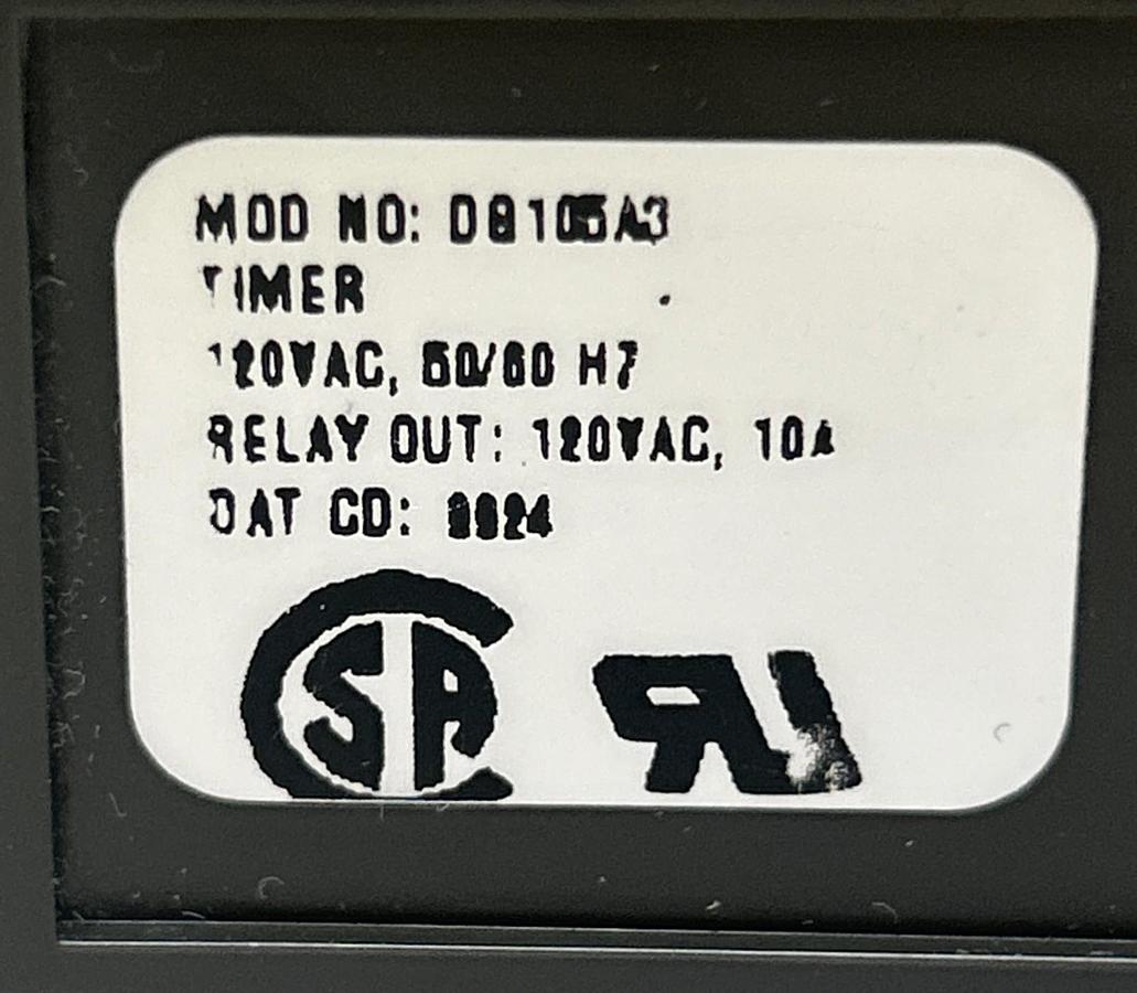 Used EAGLE SIGNAL,DB105A3,TIMER 20-120 SEC