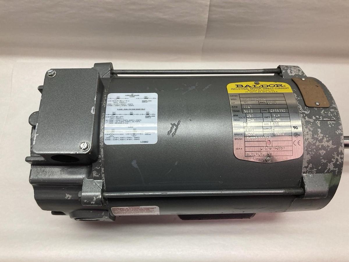 Used Baldor,56CZ Frame,Industrial Pump Motor 0.25HP 1140RPM 250V