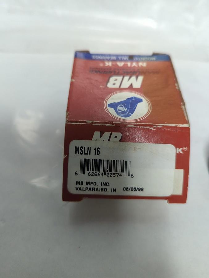 MB,MSLN-16,NYLA-K INSERT BEARING 1 INCH BORE NOS