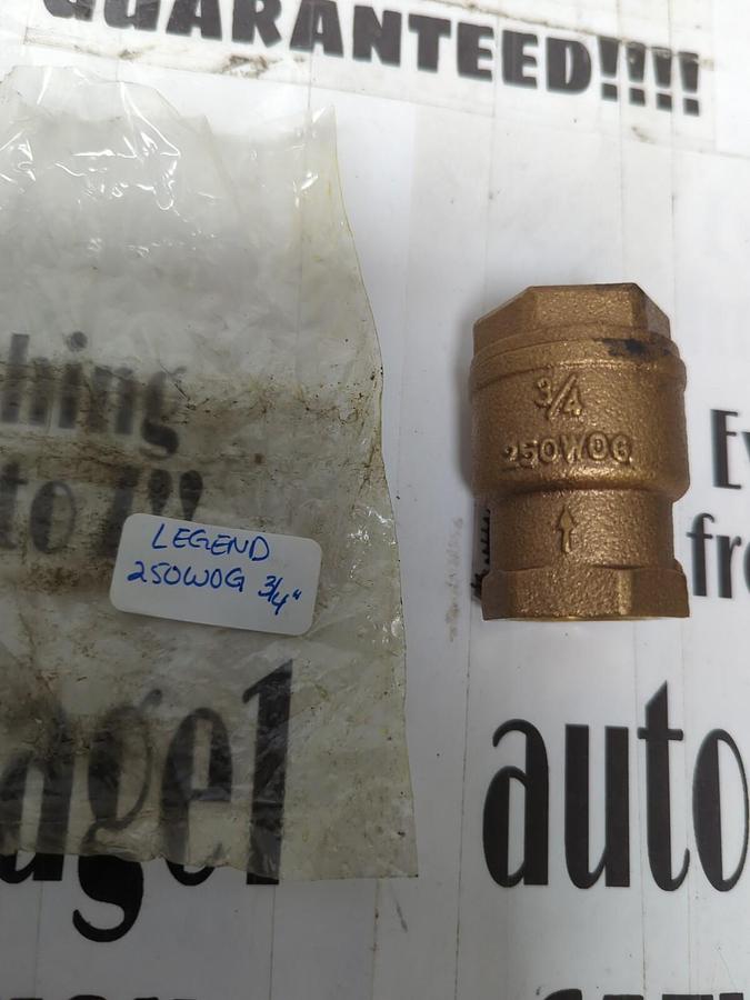 LEGEND,250 WOG,IN-LINE CHECK VALVE 3/4 INCH NPT NOS
