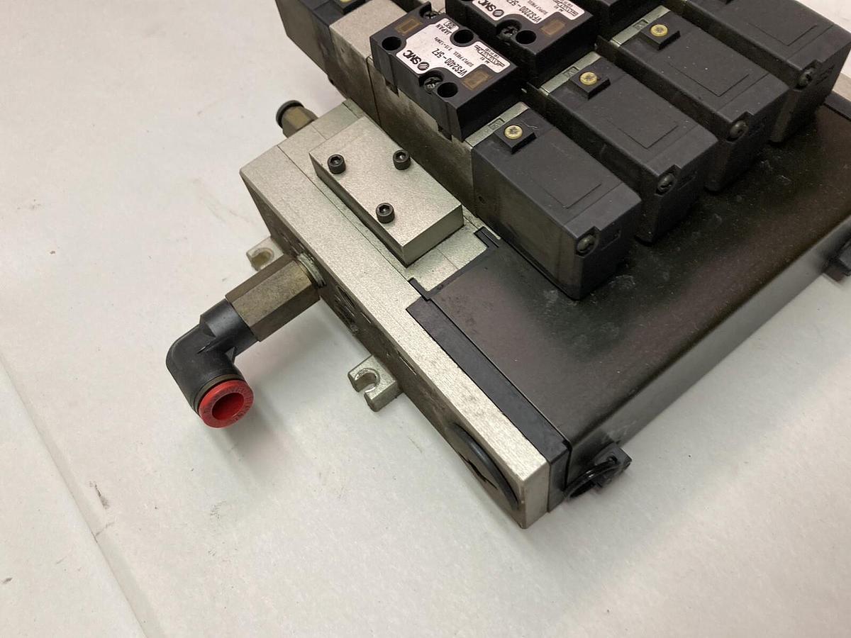 SMC,VFS2400-5FZ,Solenoid Valve Assembly Manifold Block