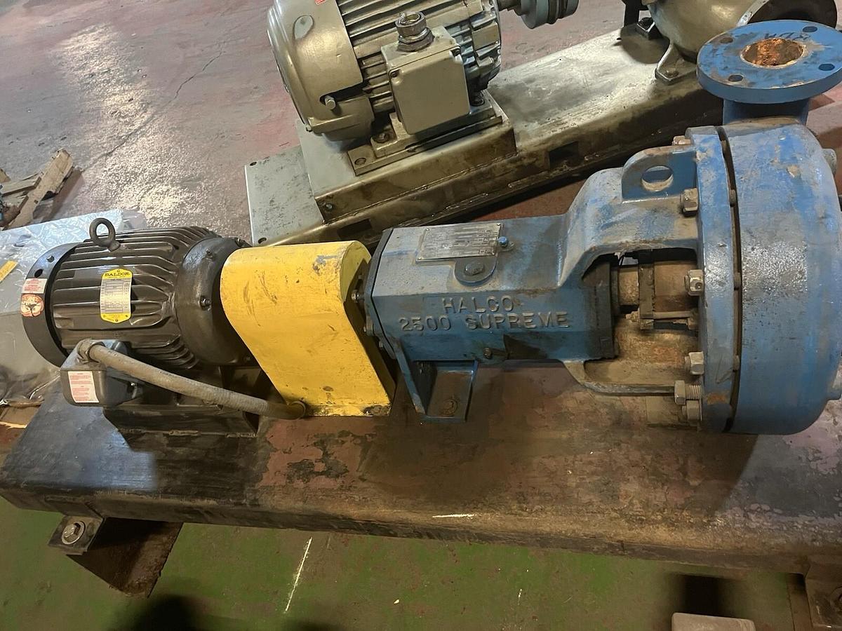 Used HALCO,4X3X10,CENTRIFUGAL 2500 SUPREME PUMP 15HP