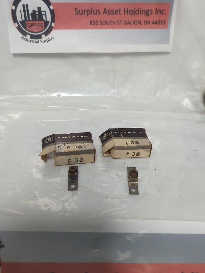 ALLEN BRADLEY,F38,THERMAL OVERLOAD HEATER ELEMENT LOT OF 2 NOS