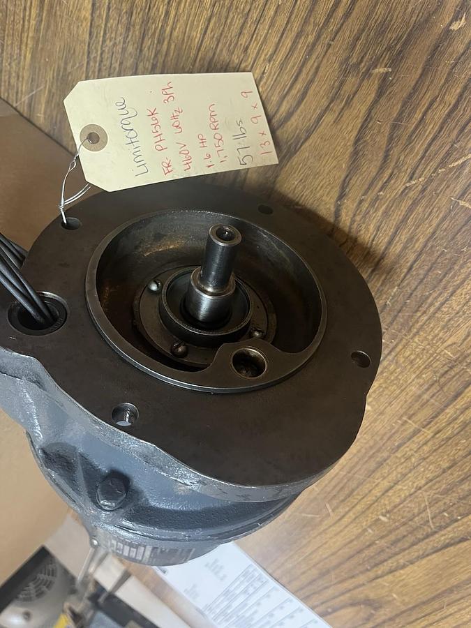 Used LIMITOR,113-18-1441-0,LIMITORQUE GEARMOTOR 1.6HP 1750RPM 460V PH56K 25 LB/FT