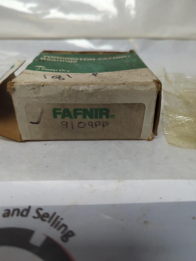 FAFNIR,9109PP,DEEP GROOVE BALL BEARING NOS