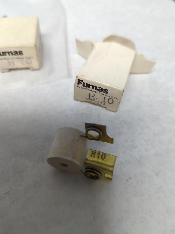 FURNAS,H10,THERMAL OVERLOAD HEATER ELEMENT LOT OF 4 NOS