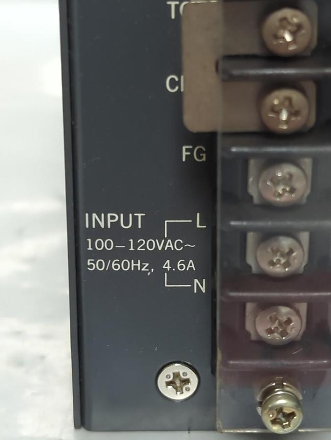 Used NEMIC LAMBDA,HR-12F-24V,POWER SUPPLY 100-120VAC 50/60HZ PRE-OWNED