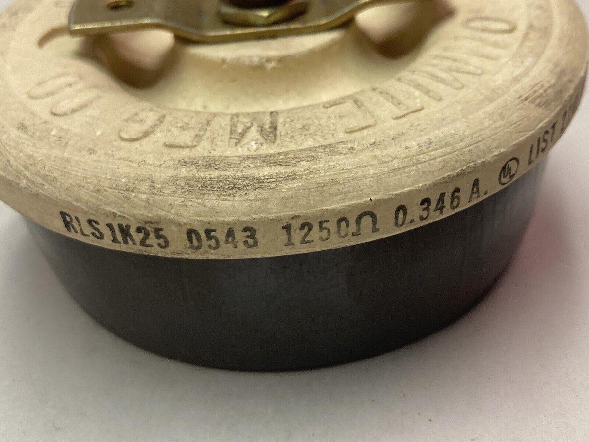 Used Ohmite,RLS50R,Rheostat 1.735A