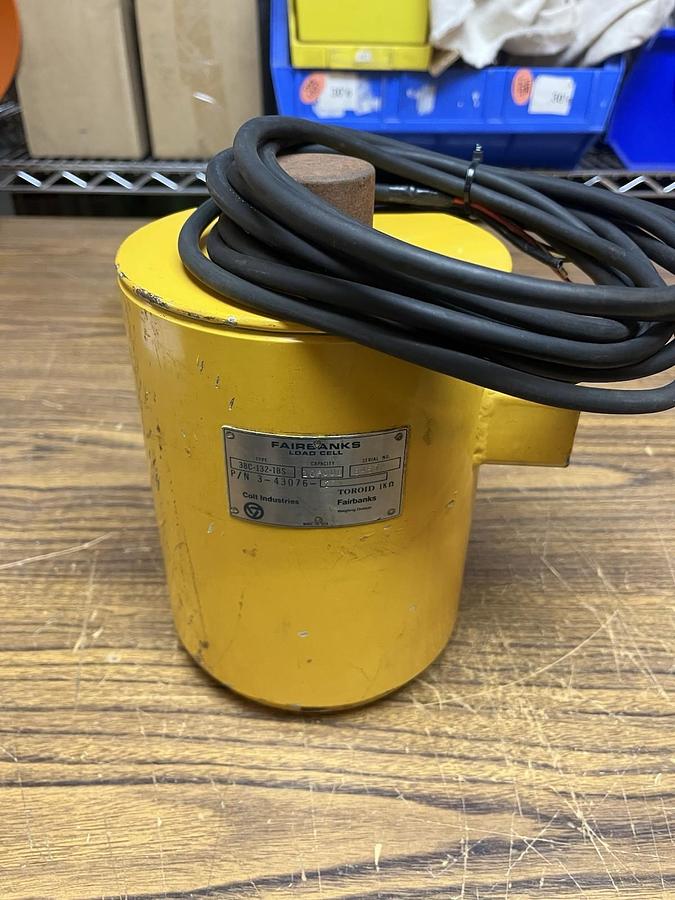 Used FAIRBANKS,3-43076-2T,LOAD CELL 38C-132-1BS 100K LBS