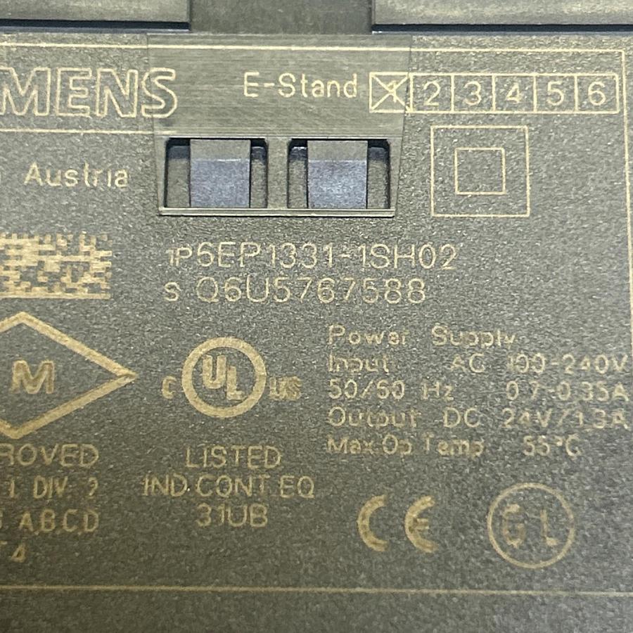 Used SIEMENS,6EP1331-1SH02,LOGO!POWER POWER SUPPLY