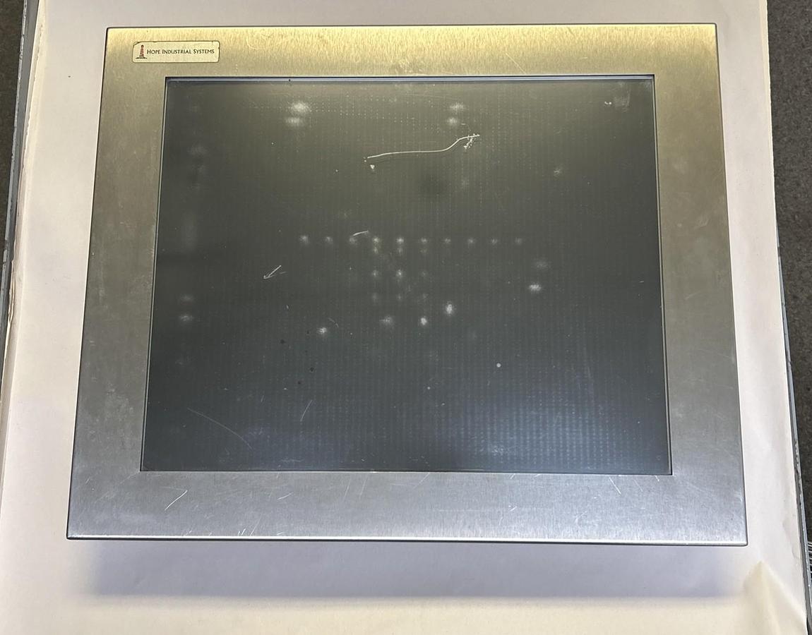 Used HOPE INDUSTRIAL SYSTEMS,HIS-ML19-STAE,TOUCH SCREEN OPERATING PANEL