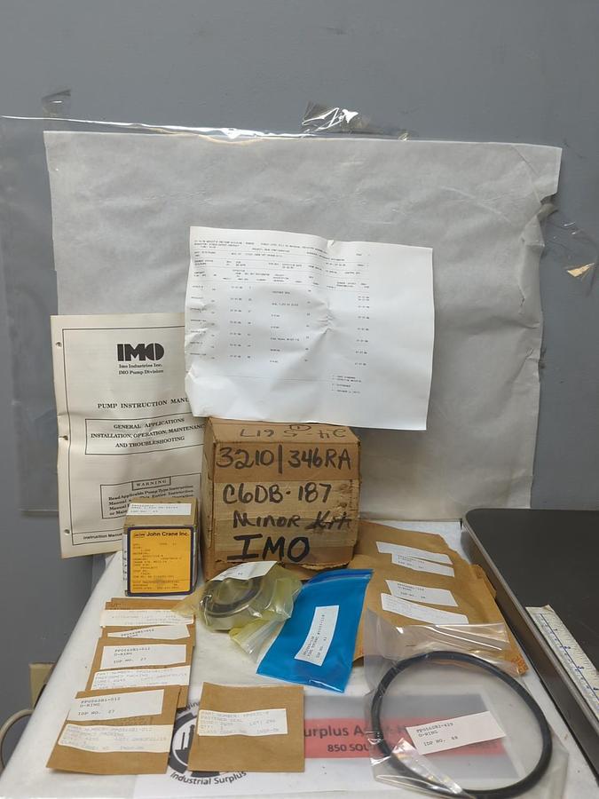 IMO PUMPS,C6DB-187,MINOR KIT 3210/346RA NOS