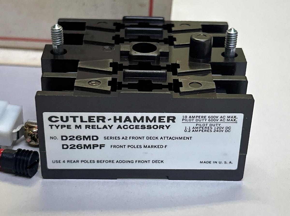 CUTLER HAMMER,D26MD10,RELAY NOS