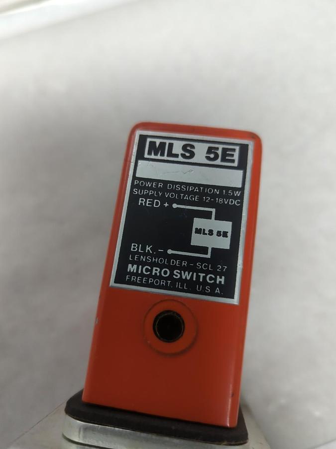 HONEYWELL/MICRO SWITCH,MLS 5E,PHOTOELECTRIC SENSOR NOS MISSING BOX
