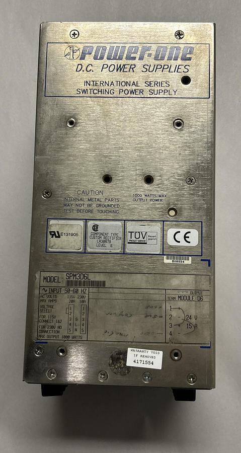 Used POWER-ONE,SPM3D6L,DC POWER SUPPLY