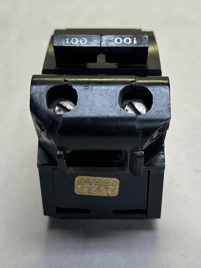 Used FEDERAL PACIFIC,NB2100,CIRCUIT BREAKER 100A 120/240V 2P