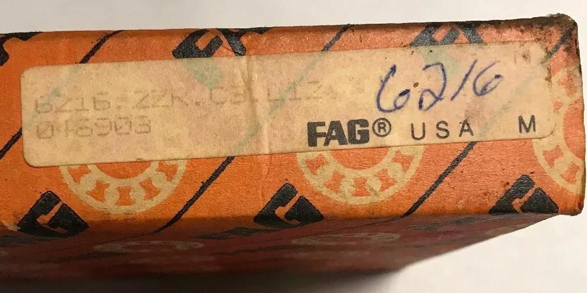 Used Fag,6316.2ZR.C3.L12,Bearing