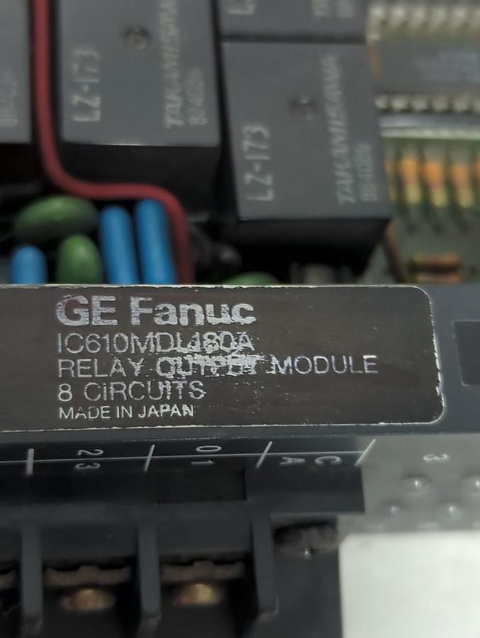 Used GE FANUC,IC610MDL180A,OUTPUT RELAY PRE-OWNED