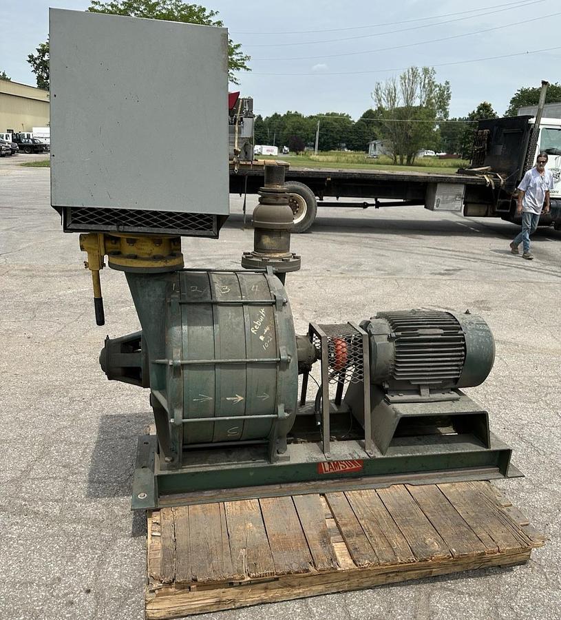 Used Lamson,E4-AD,650 CFM 20HP Multi Stage Centrifugal Blower