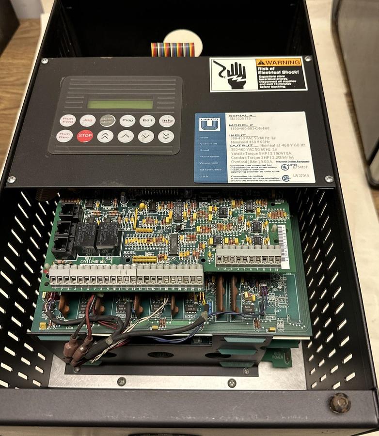 Used Unico,1100,Flux Vector AC Drive Model# 1100-460-003-C-N-F00