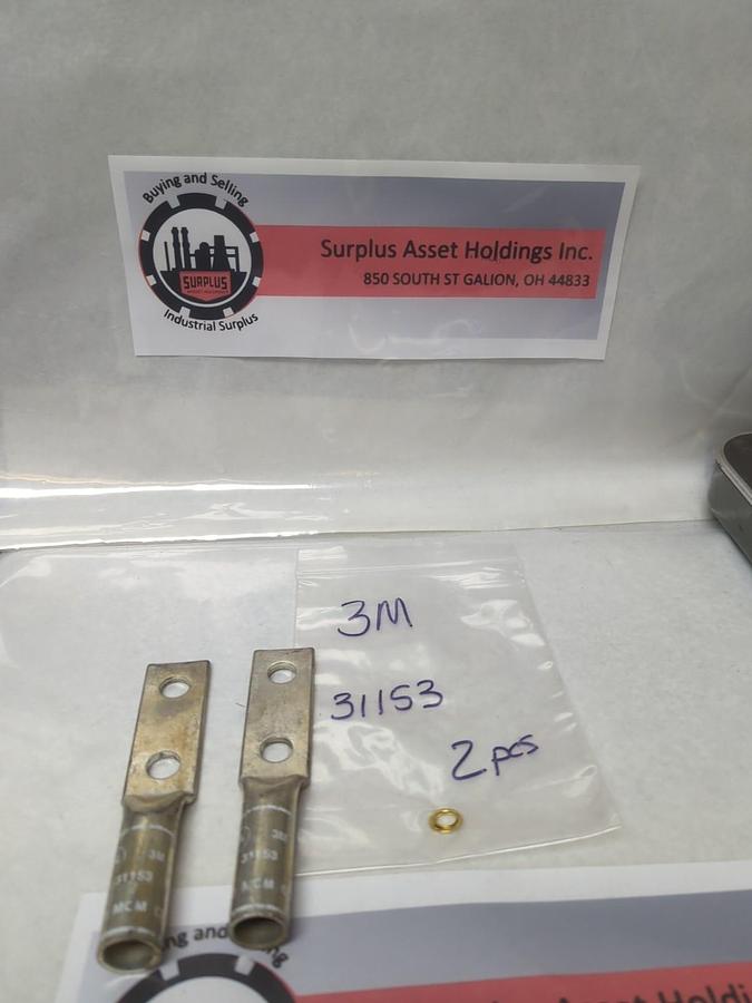 3M,31153,COMPRESSION LUG 2-HOLE 300 MCM LOT OF 2 NOS