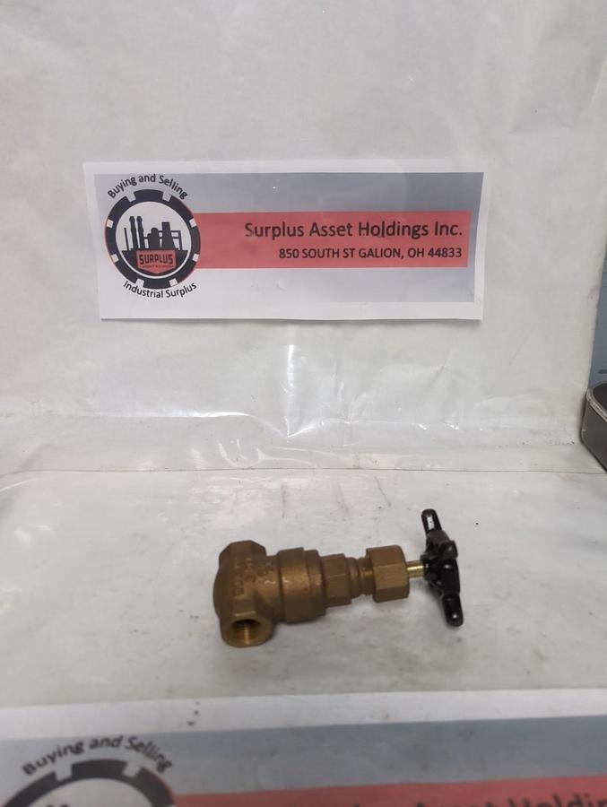 LUNKENHEIMER,2125-1/2150-1,GATE VALVE 3/8 INCH NOS