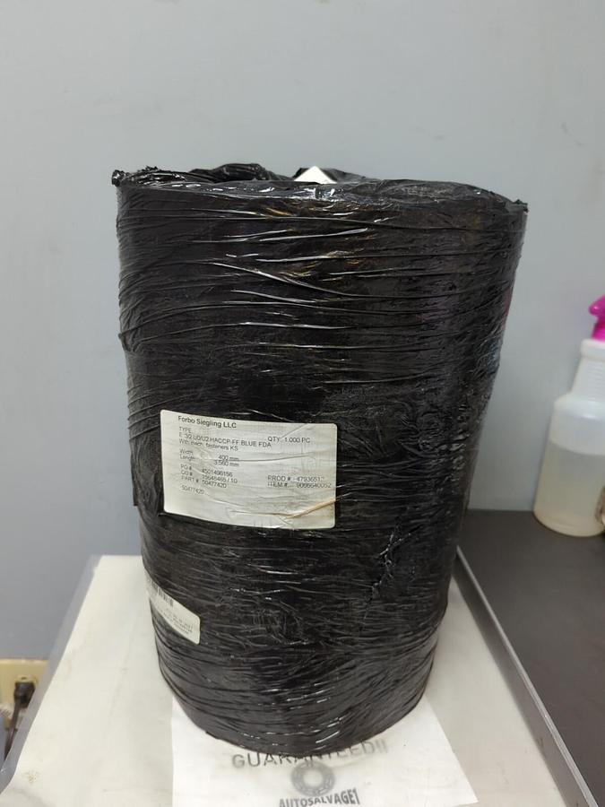 FORBO SIEGLING,50477420,TYPE E 3/2 U0/U2 HACCP-FF BLUE BELT 400X3560 MM NOS