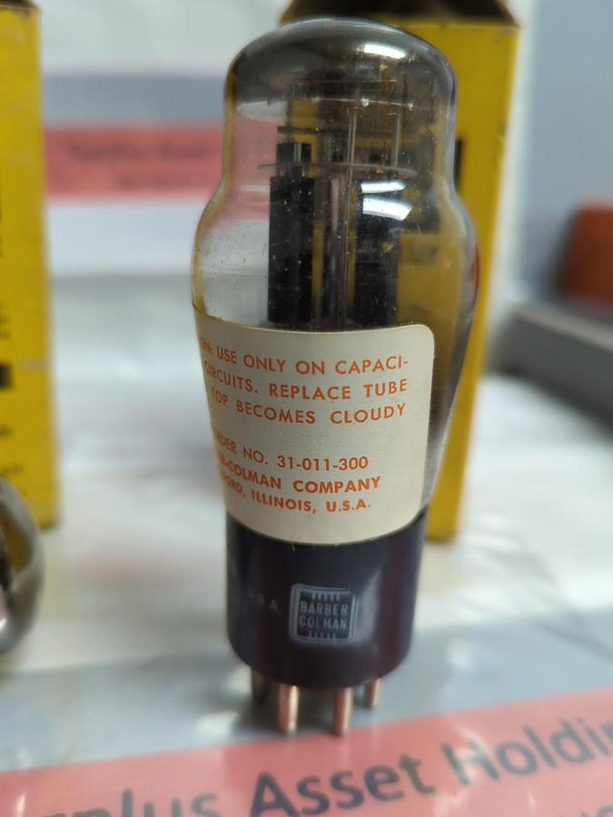 BARBER COLMAN,31-011C,CONTROLLER TUBE 5608A WHEELCO INTSTRUMENTS LOT OF 2 NOS