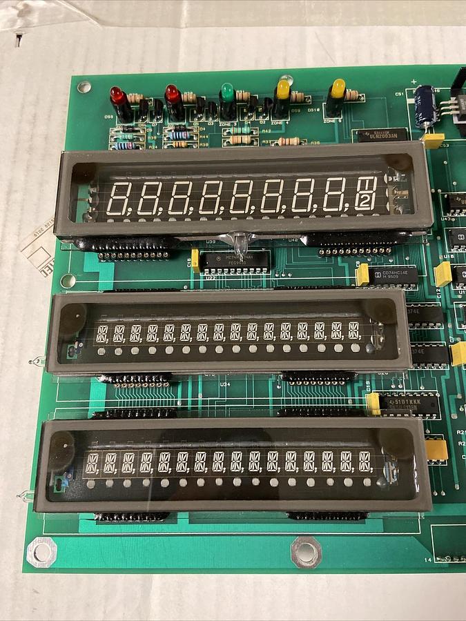 Used Ramsey Technolgy,8000 PCBA D07110A-E001,DISPLAY BOARD Rev E