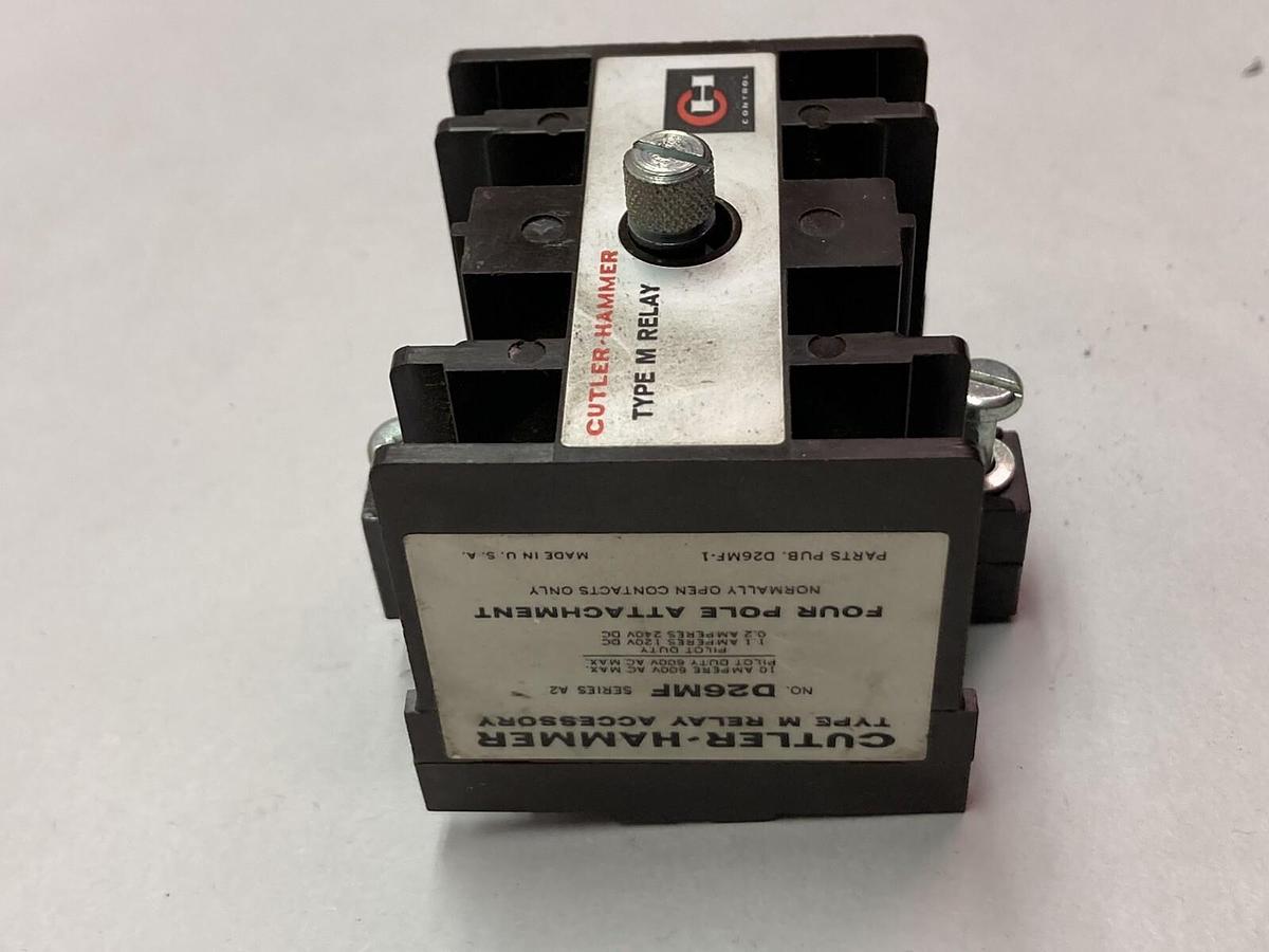 Cutler-Hammer,D26MF,Type M Relay Accessory