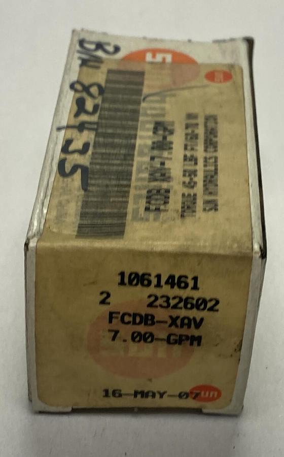 SUN HYDRAULICS,FCDBXAV 7.00-GPM,Flow Control Claridge NOS