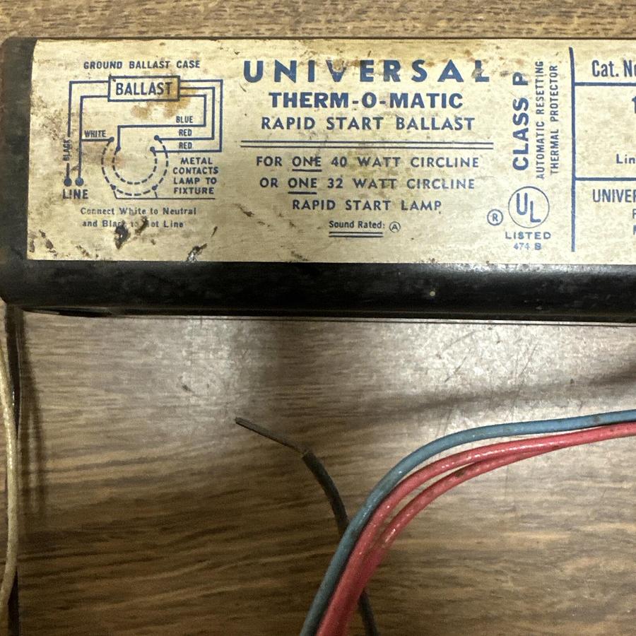 Used Universal,445-RS-TC-P,Rapid Start Ballast