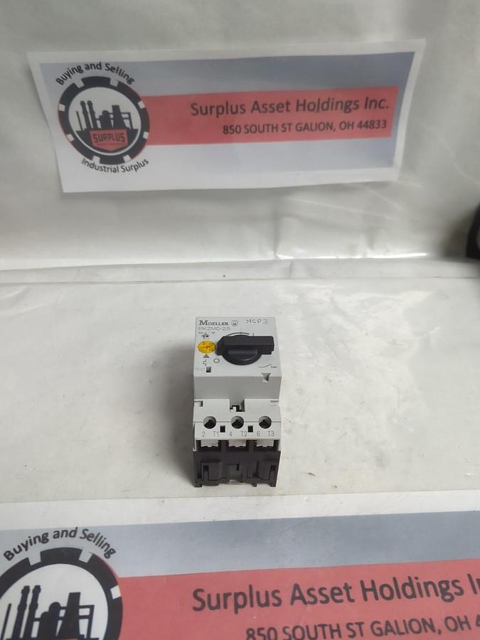 Used MOELLER,PKZN10-2.5,MOTOR STARTER CIRCUIT BREAKER SER0NO. 02 PRE-OWNED