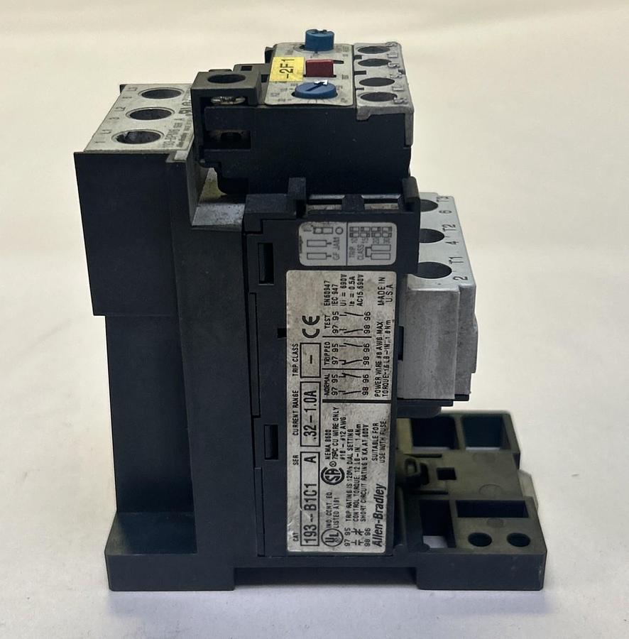 Used ALLEN BRADLEY,193-B1C1,OVERLOAD RELAY