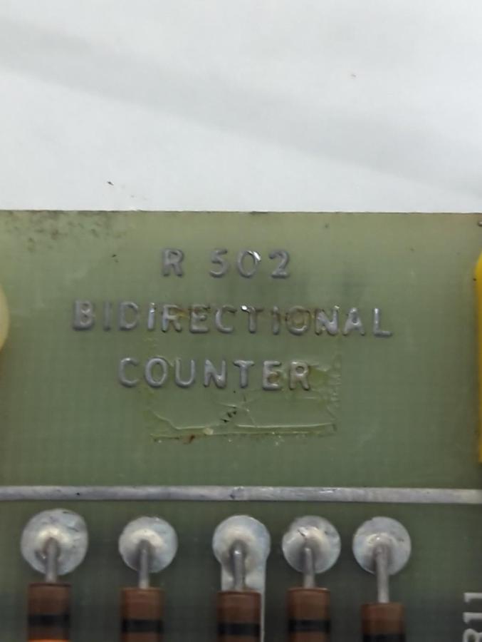 Used DYNAPAR,R502,BIDIRECTIONAL COUNTER BOARD PRE-OWNED