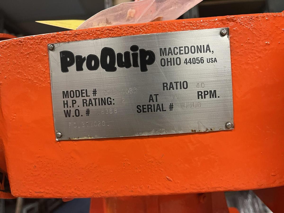 PROQUIP,2ZEX40BP, AGITATOR GEAR DRIVE 2HP RATIO 40