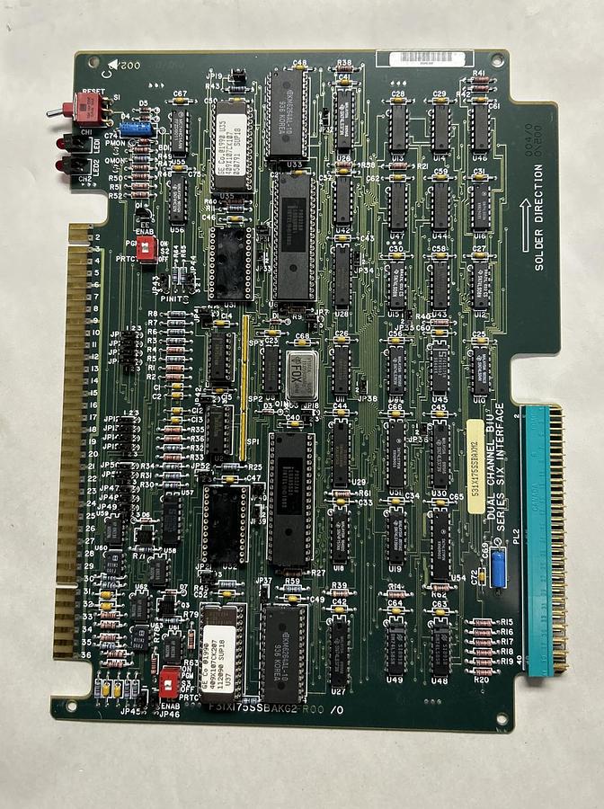 Used GENERAL ELECTRIC,531X175SSBANM2/F31X175SSBAKG2FR00/0,INTERFACE CARD