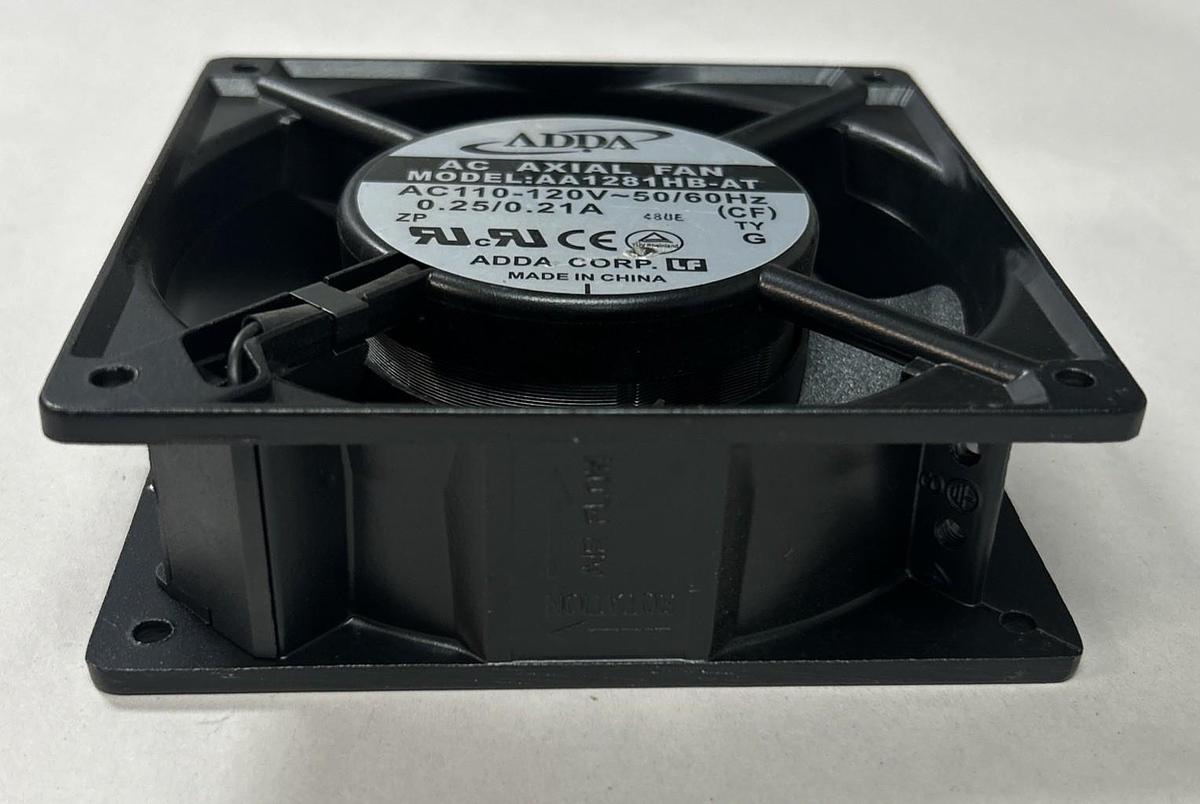 Used ADDA,AA1281HB-AT,AC AXIAL FAN 0.25/0.21A 120V