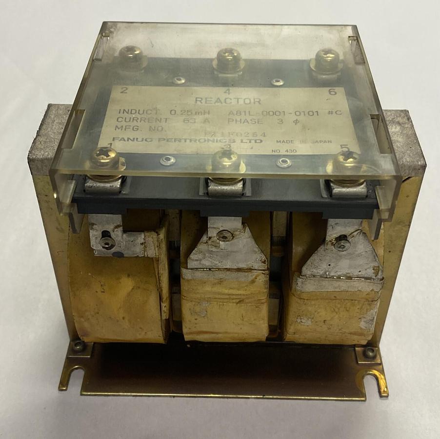 Used FANUC,A81L-0001-0101,LINE REACTOR 63A 3PH