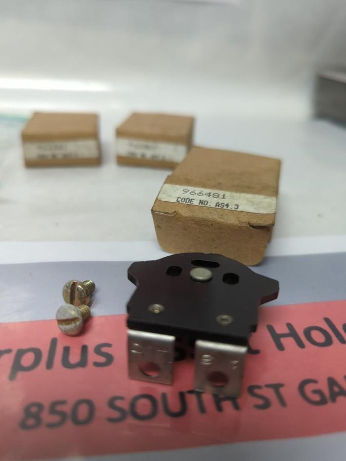 WESTINGHOUSE,966-481,TYPE MW OVERLOAD THERMAL HEATER RELAY LOT OF 3 NOS