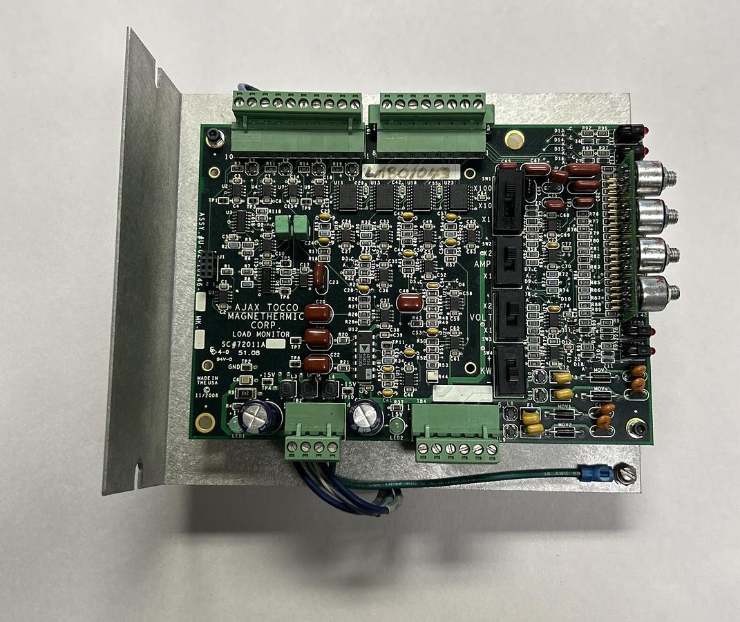 Used AJAX TOCCO,72011A01,OP PANEL BOARD WITH SOLA SCL4D15-DN POWER SUPPLY