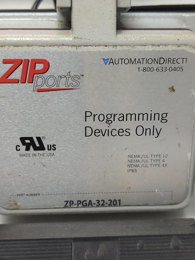 Used AUTOMATION DIRECT,ZP-PGA-32-201,ZIP PORTS PANEL INTERFACE CONNECTOR PRE-OWNED