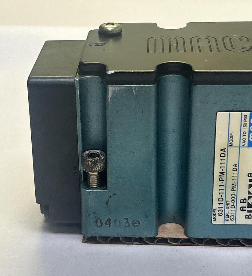 Used MAC VALVES,6311D-111-PM-111DA,SOLENOID VALVE 110/120VAC
