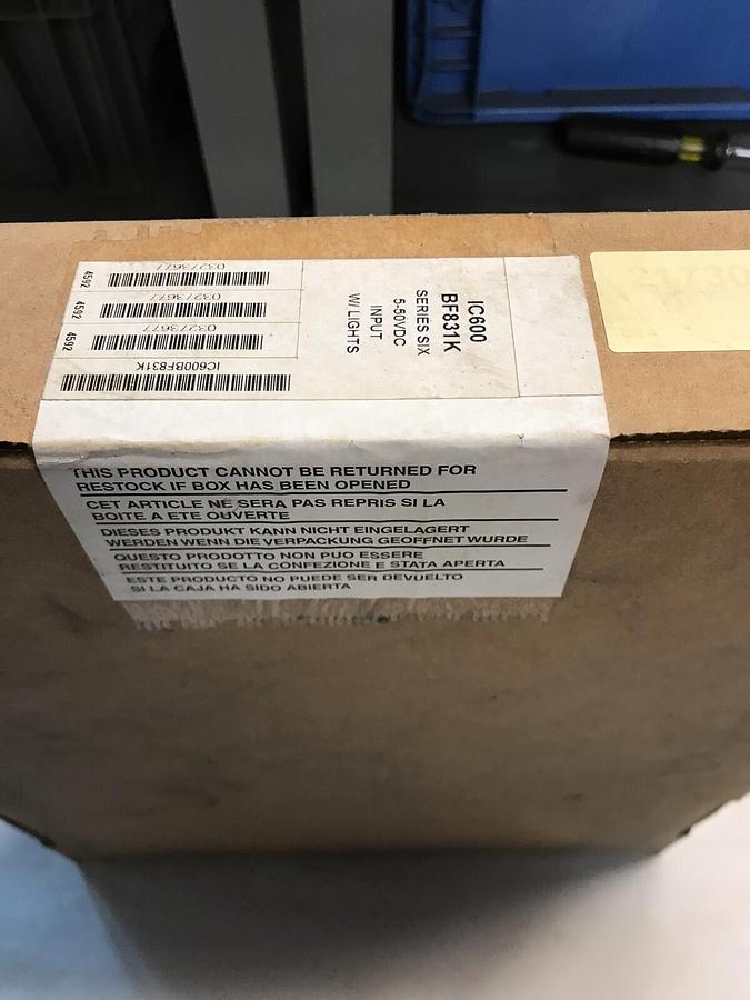 Used Fanuc,IC660 BF831K,Series 6 5-50VDC Input with lights