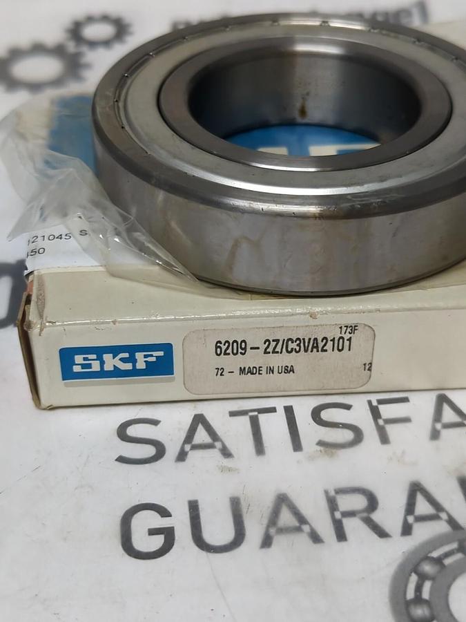 SKF,6209-2Z/C3VA2101,METAL SHIELDED DEEP GROOVE BALL BEARING NOS