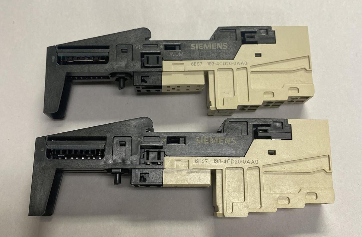 Used SIEMENS,6ES7193-4CD20-0AA0,TERMINAL MODULE LOT OF 2